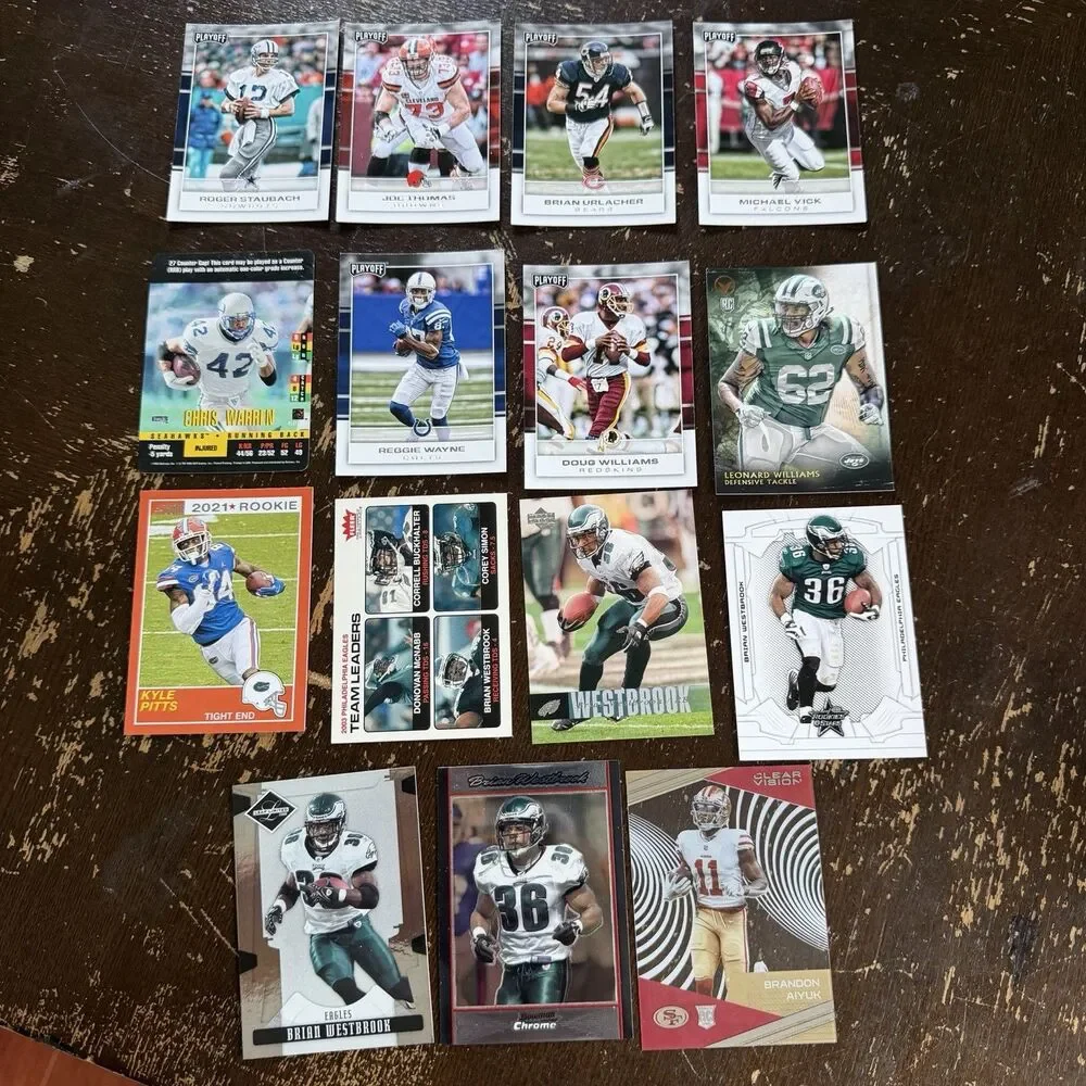 Football Cards Lot 200 NM ALL STARS w 1997 Pacific Diagon Silver Barry Sanders